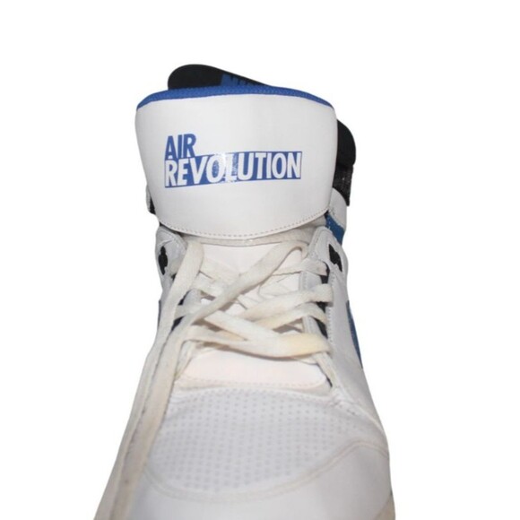 Size 13  - Nike Air Revolution White Game Royal 599462-101 - Picture 8 of 14